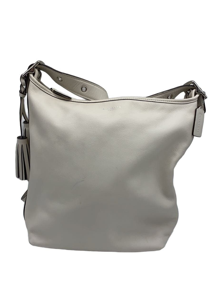 COACH Shoulder Bag_Duffle_Legacy Leather WHT Solid 19889