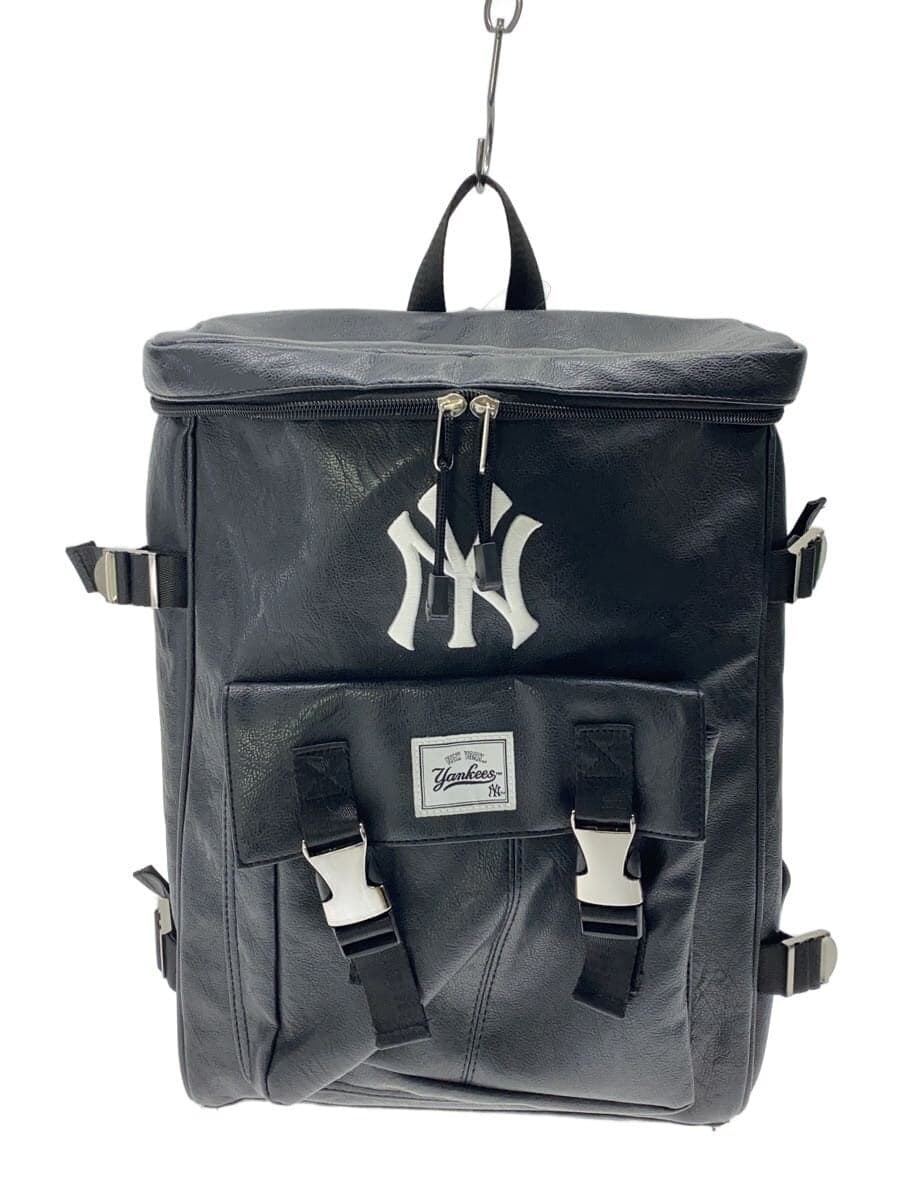 Other Brand NEWYORK YANKEES Backpack Leather BLK Solid