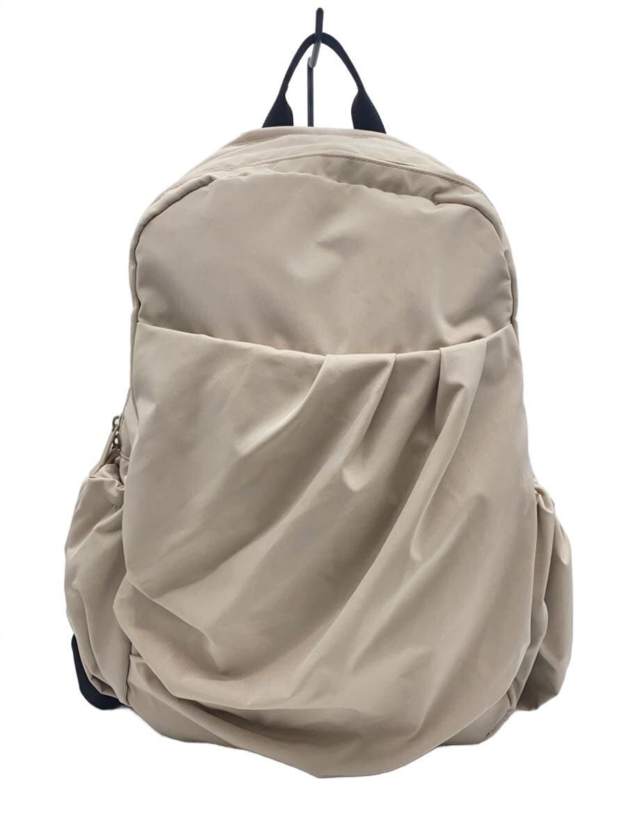 emmieco Water-Repellent Gather BodyBackpack Polyester CRM Solid 13WGB239304