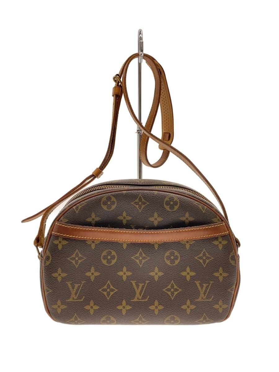 LOUIS VUITTON Blois _Monogram Canvas PVC BRW All Over Pattern