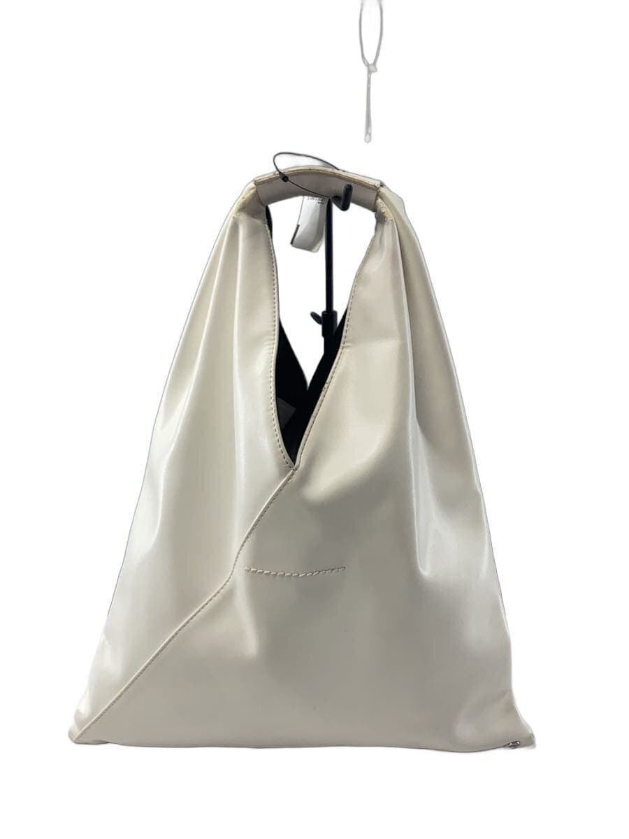 MM6 Tote Bag Leather WHT