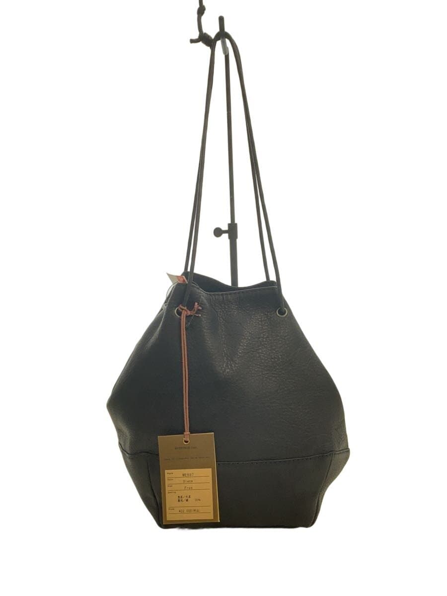 MR.OLIVE Pouch Cowhide BLK ME697