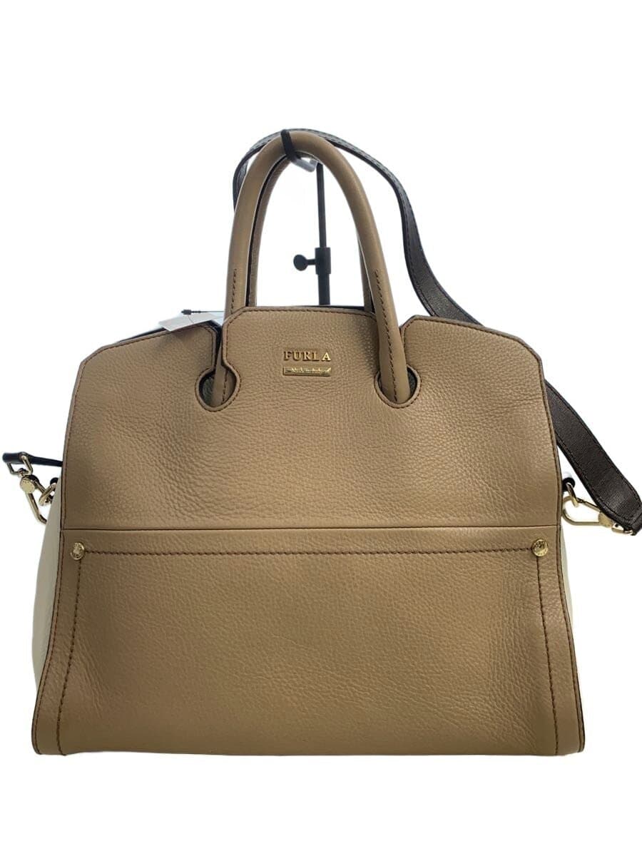 FURLA shoulder bag -- BEG plain