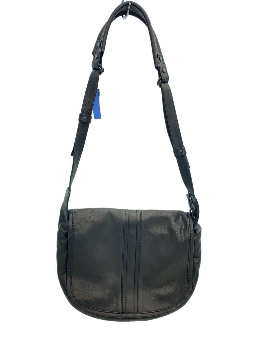 CORBO Shoulder Bag Leather BLK