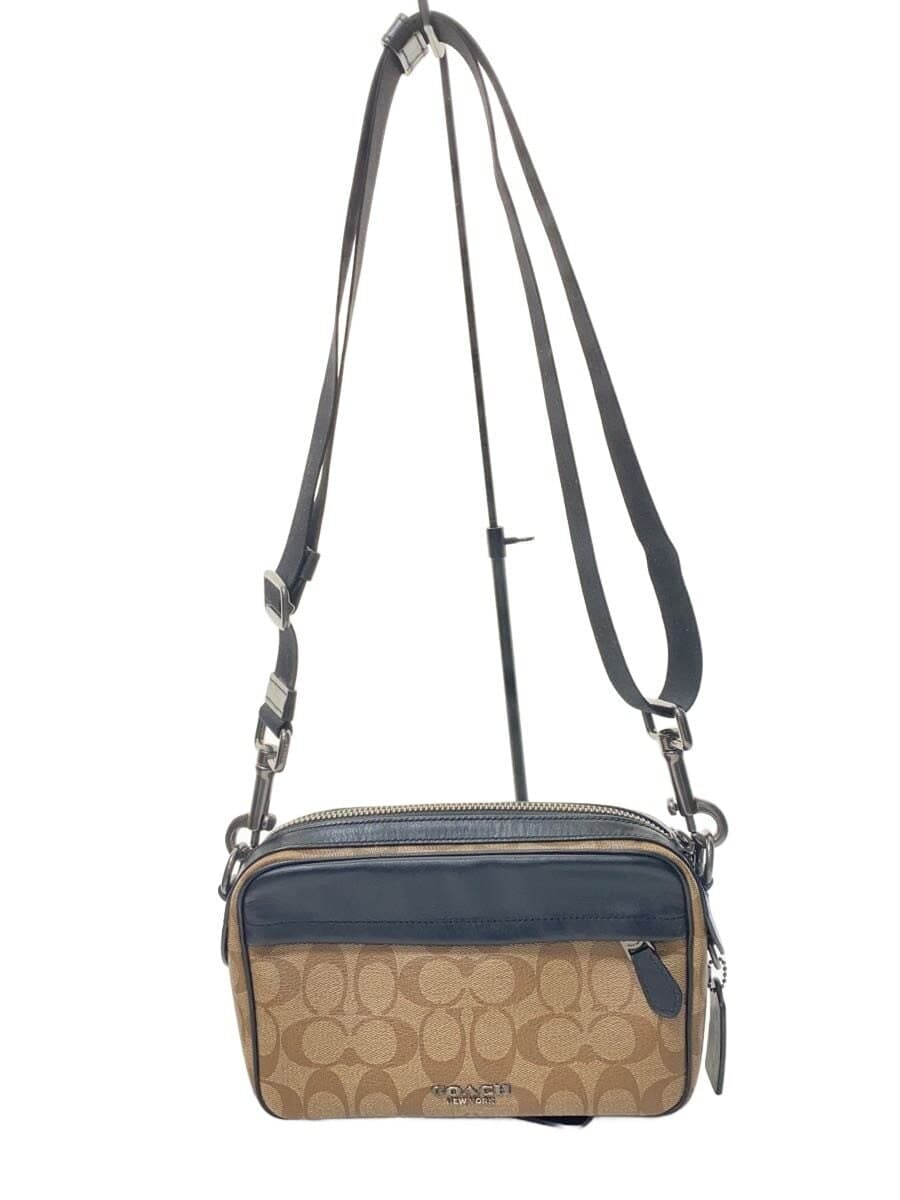 COACH Shoulder Bag Leather CML All-over Pattern F50715