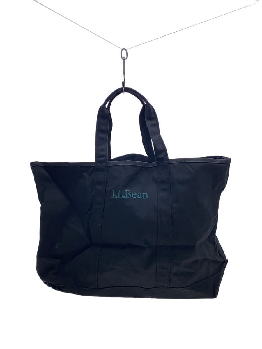 L.L.Bean Grocery Tote Tote Bag Cotton BLK 301371