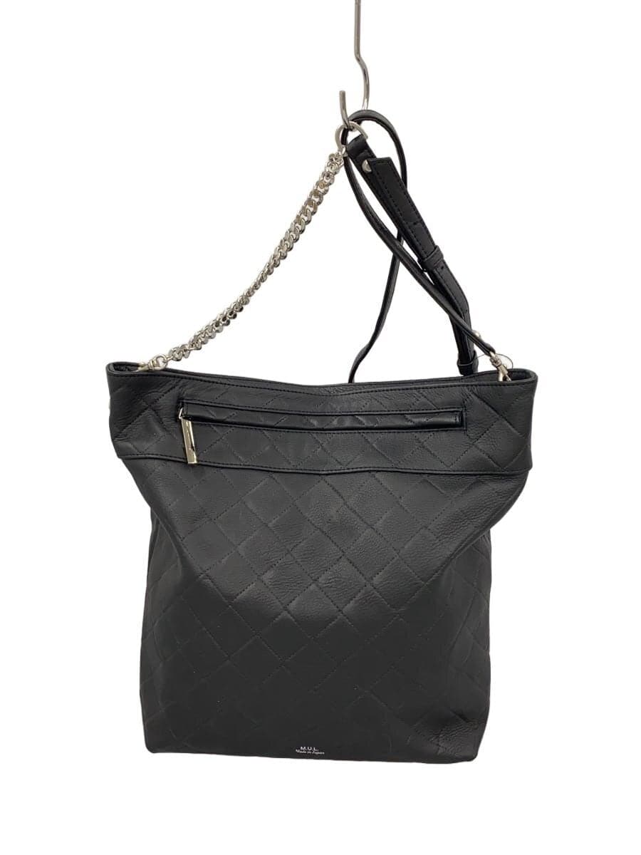 M.U.L. Shoulder Bag Leather BLK