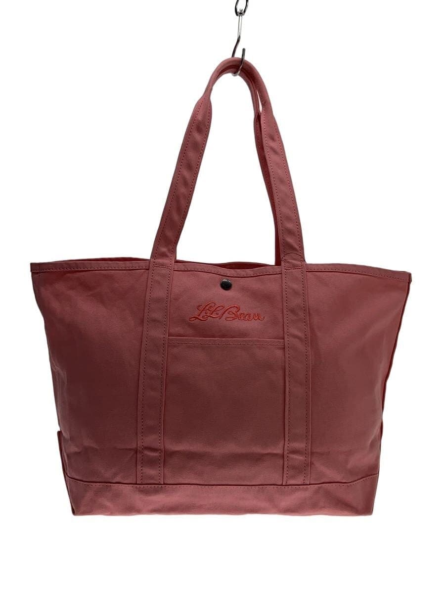 L.L.Bean Tote Bag Canvas PNK Solid 526075
