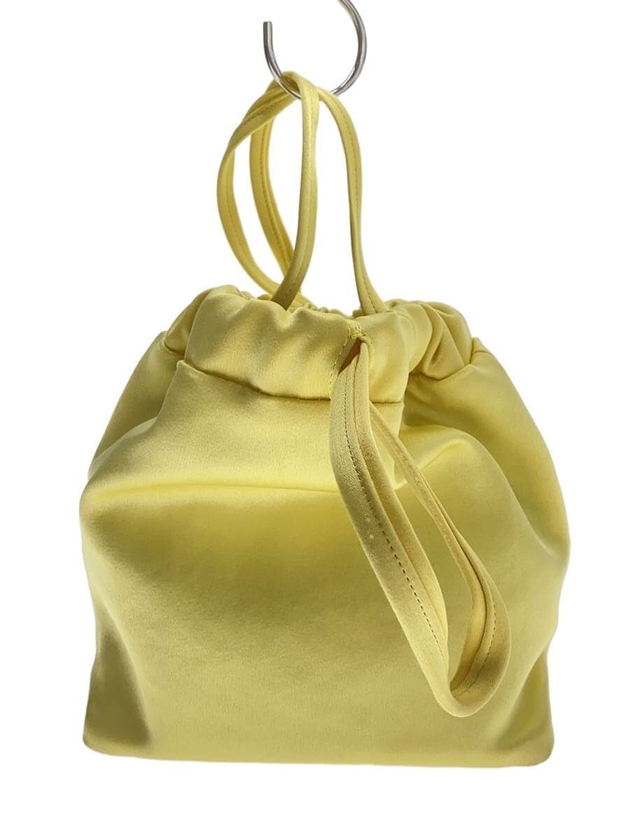 CA Ba NPatricia Urquiola Small Satin Pochette Shoulder Bag YLW