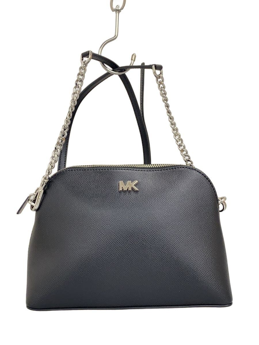 MICHAEL KORS Shoulder Bag Leather BLK Solid 32S9SF5C3L