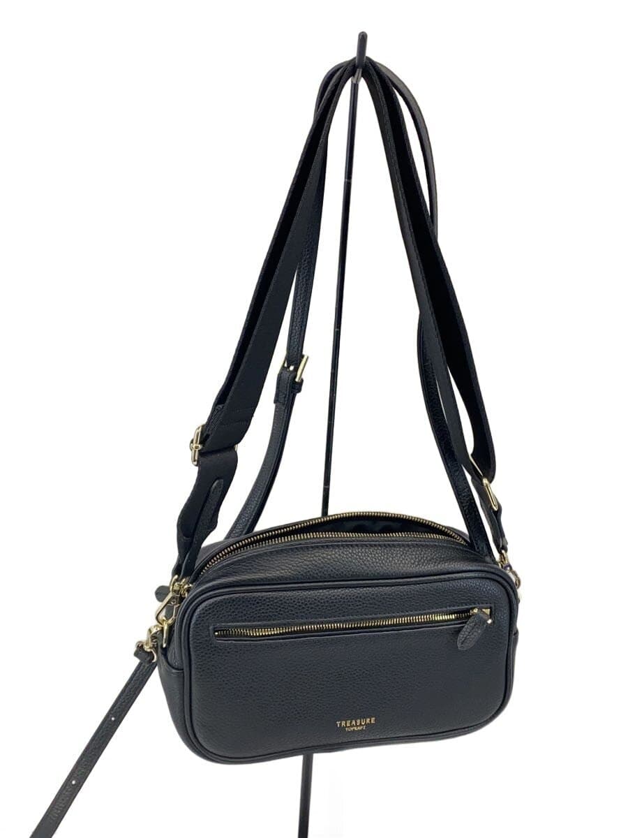 TOPKAPI Shoulder Bag Leather BLK