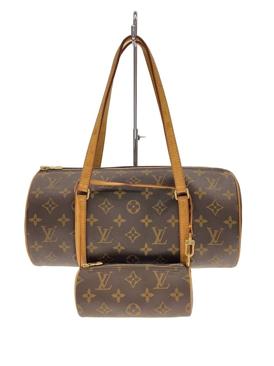 LOUIS VUITTON Papillon 30 Monogram Canvas PVC BRW M51385