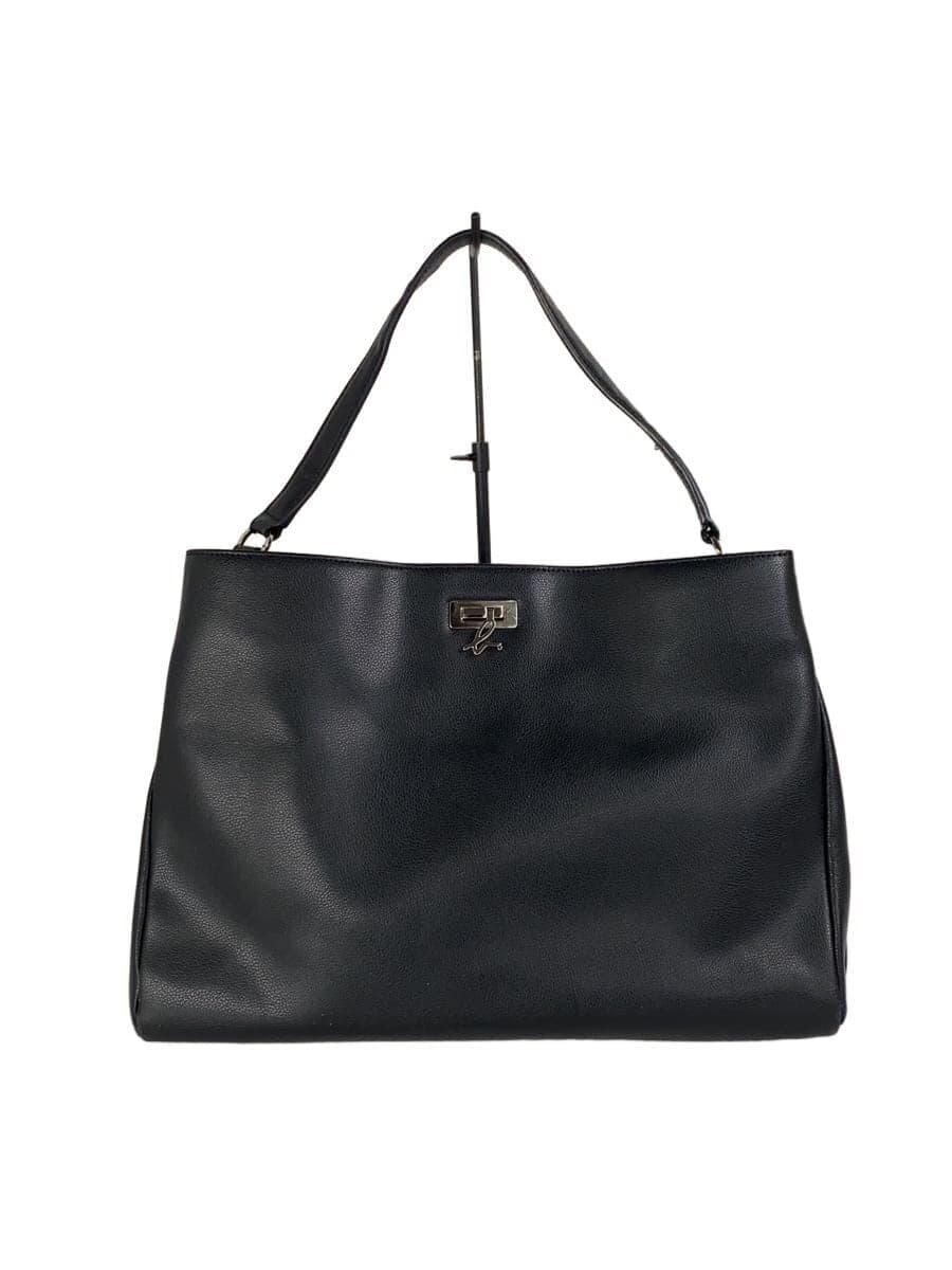 agnes b. Handbag Leather Black