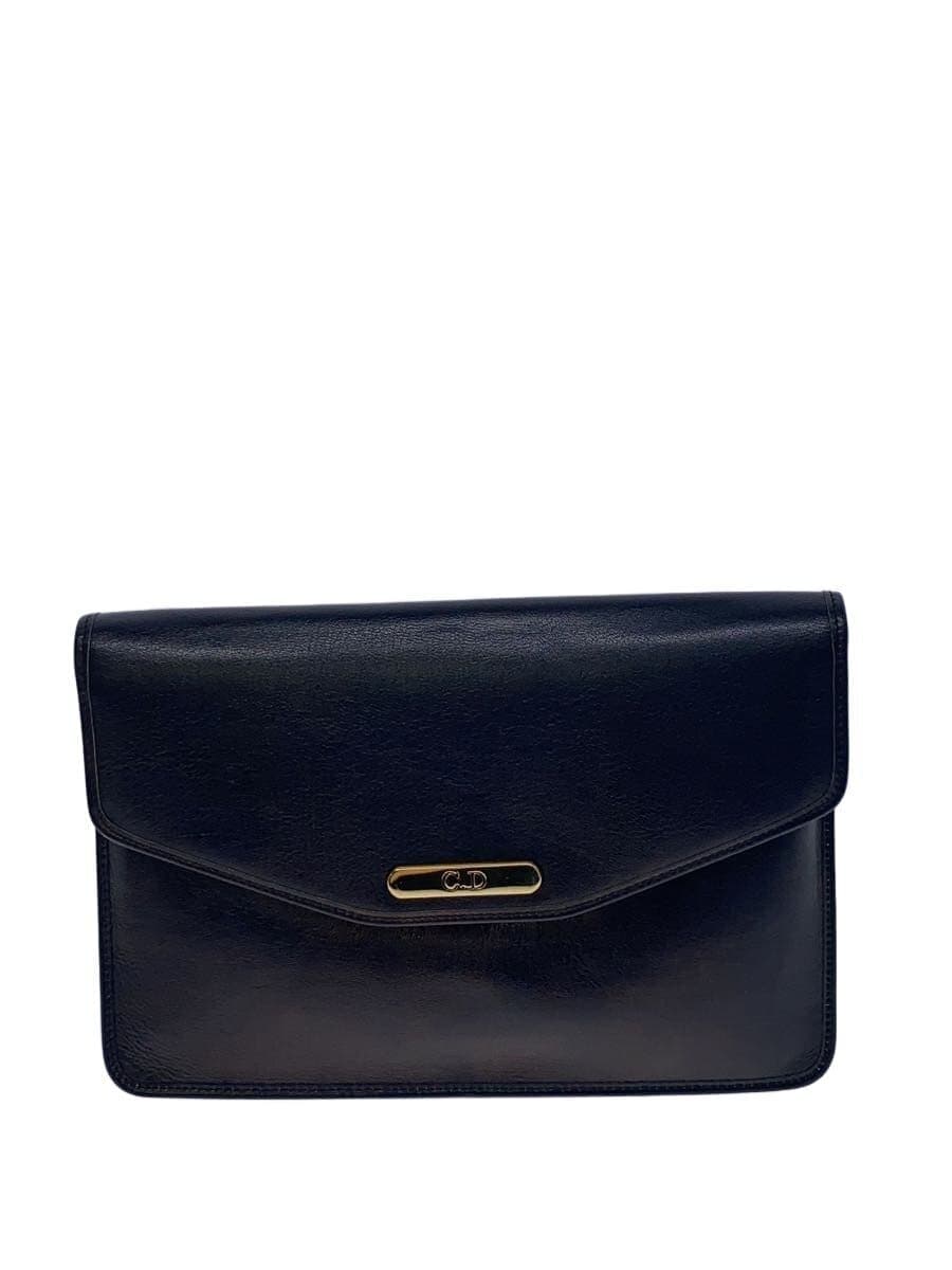 Christian Dior Second Hand Bag Leather Black