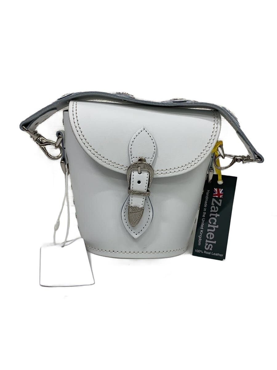 TOGA x Zatchels Barrel Bag Handbag Leather WHT Solid