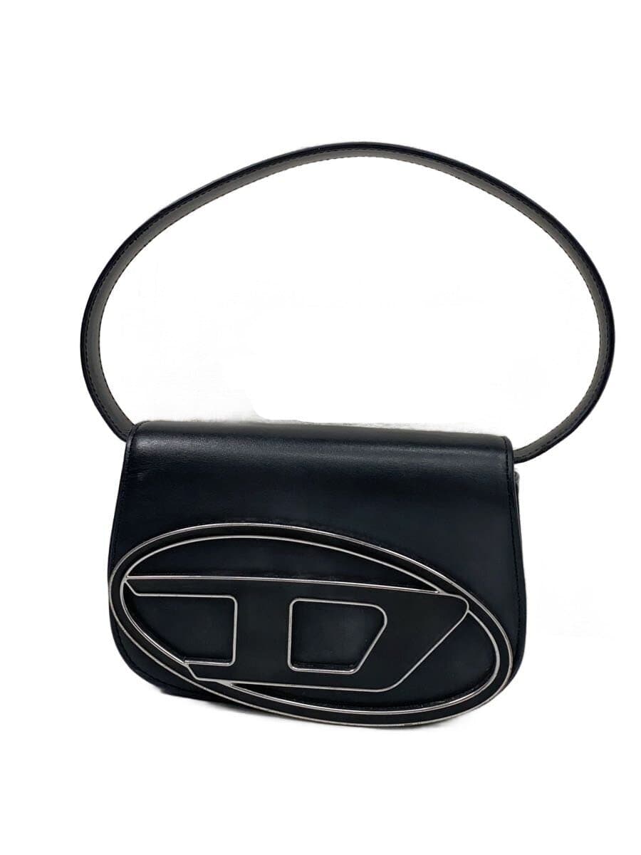 DIESEL1DR Black Handbag Leather BLK Solid