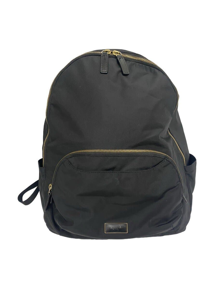 agnes b. Backpack Nylon BLK Solid FT03-13