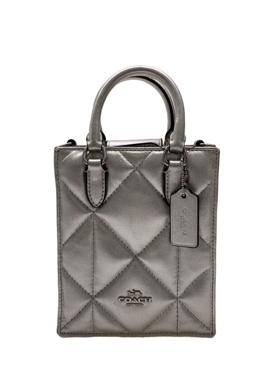 COACH Shoulder Bag Leather SLV