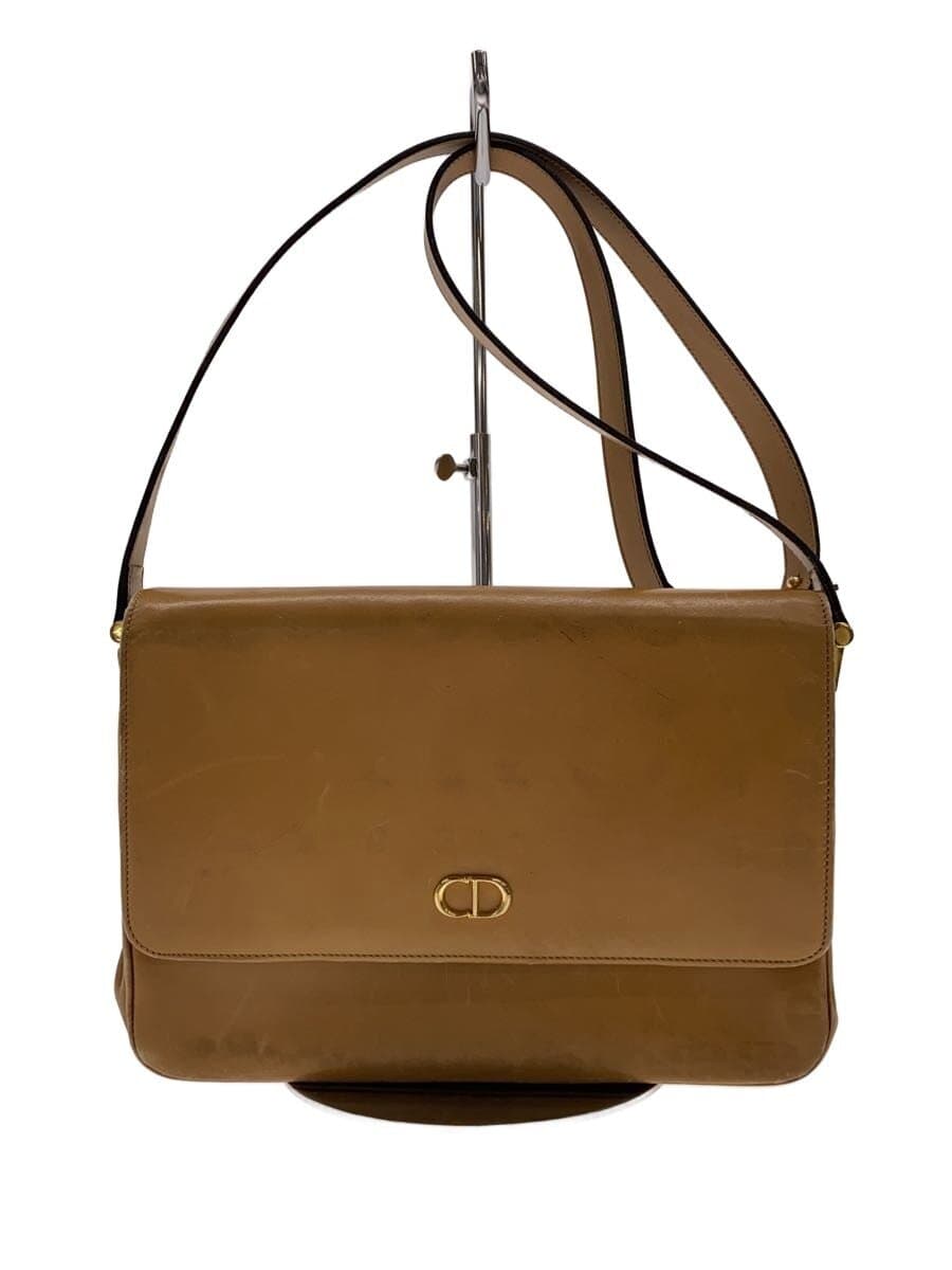 Christian Dior shoulder bag leather CML plain Z0823