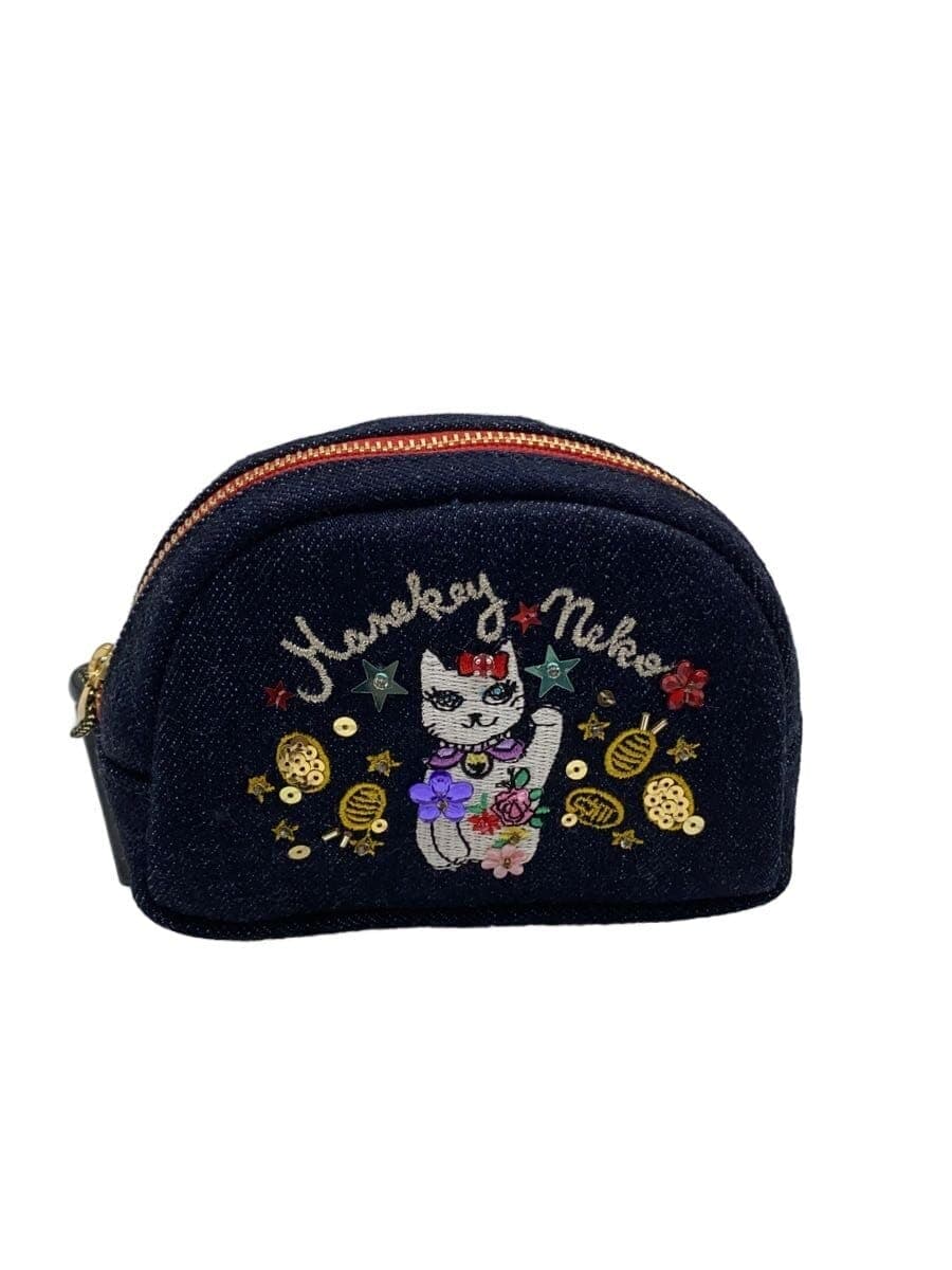 Think Bee! Lucky Cat & Estacion With You Pouch Cotton IDG A002581