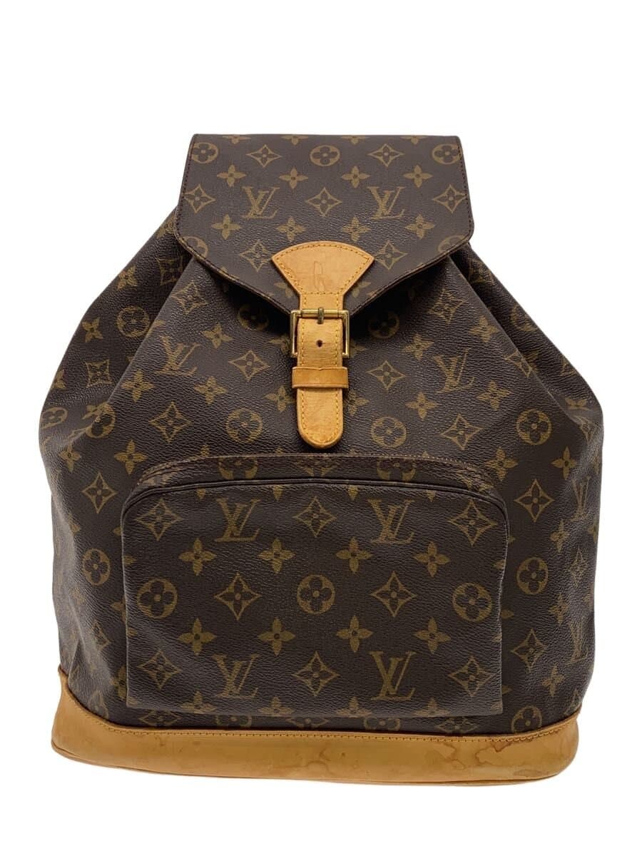 LOUIS VUITTON Montsouris _Monogram Canvas PVC BRW