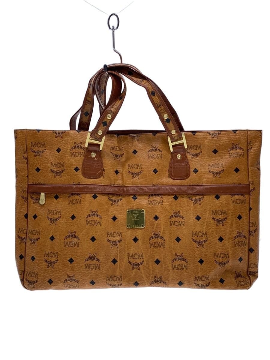 MCM Tote Bag Leather CML