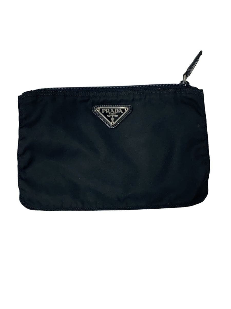 PRADA Pouch Nylon BLK Solid
