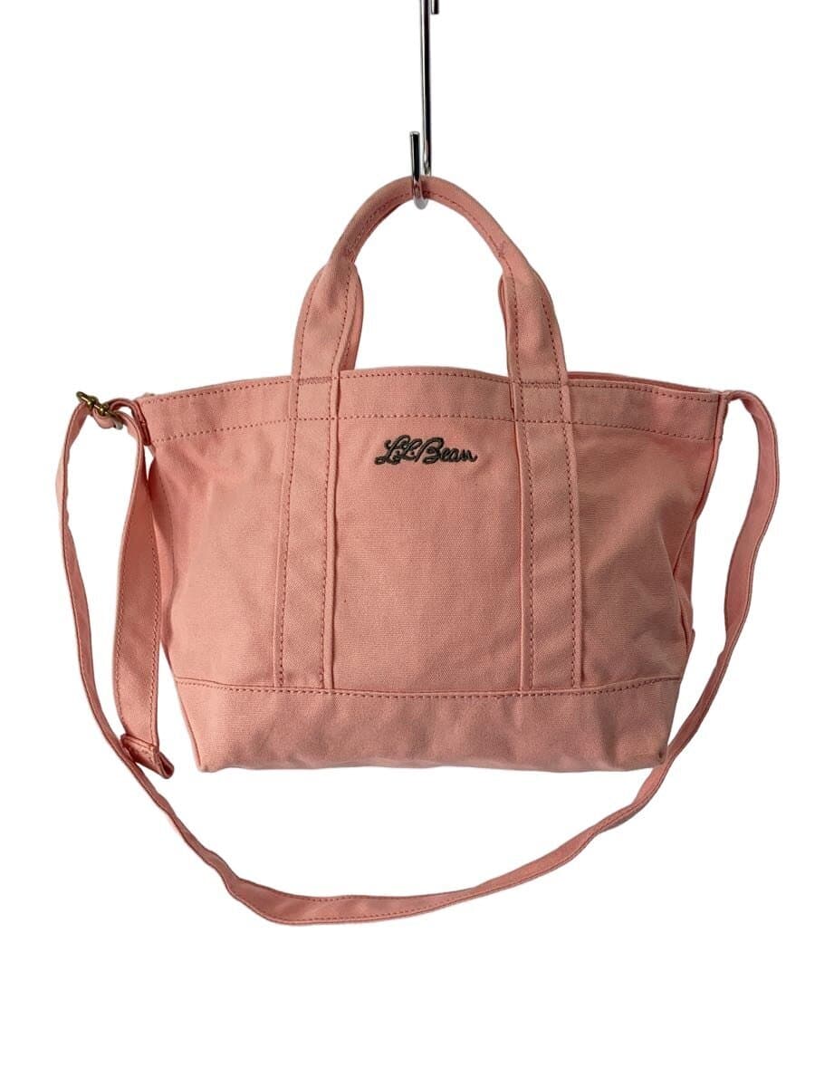 L.L.Bean Tote Bag Cotton PNK Solid