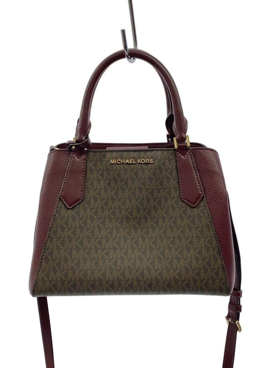 MICHAEL KORS Handbag Leather BRD All-over Print 35F9GKFS1V