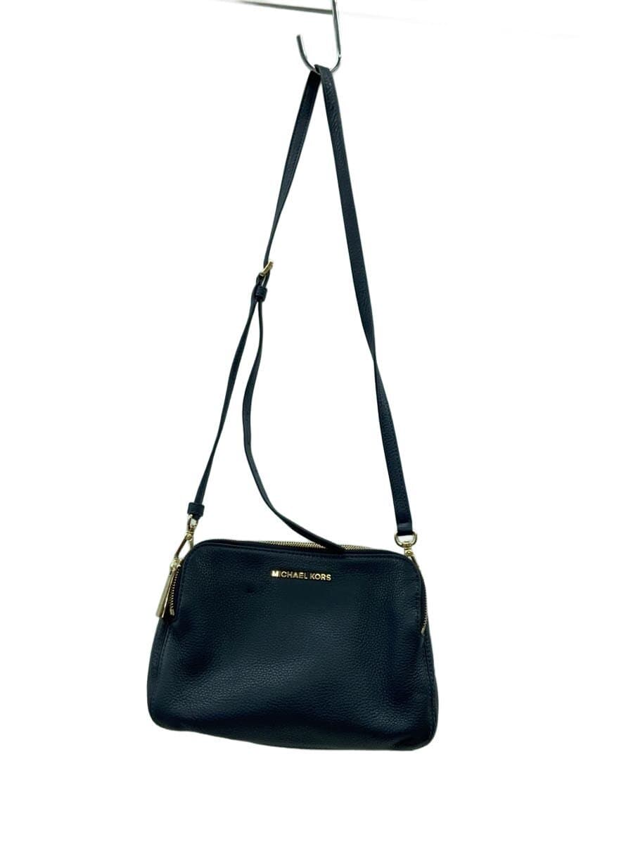 MICHAEL KORS Shoulder Bag Leather NVY Solid AV-1608