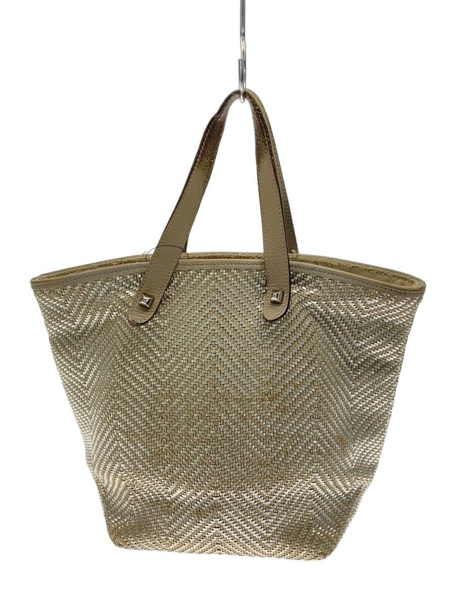 HERMES Herringbone Chennai PM Handbag BEG Solid