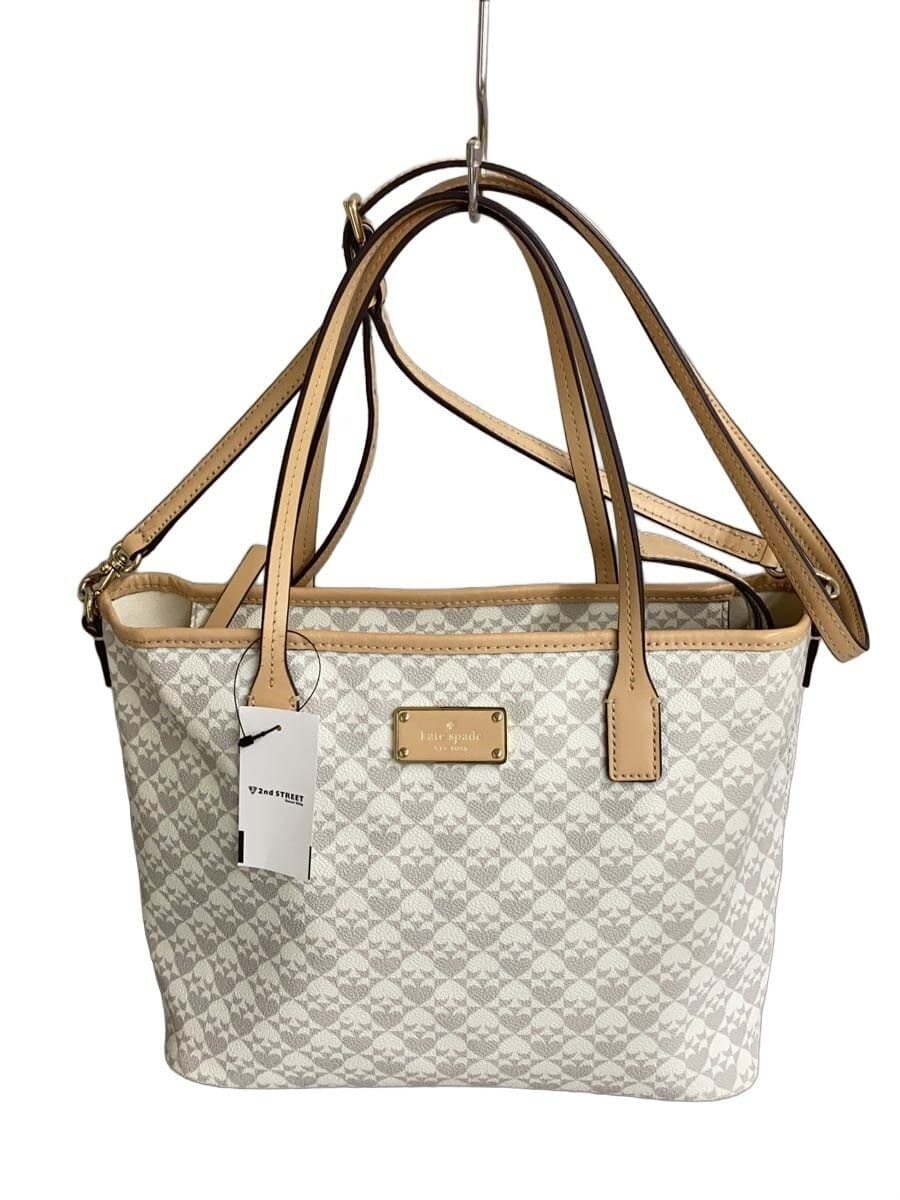 Kate Spade New York shoulder bag PVC CRM all-over pattern