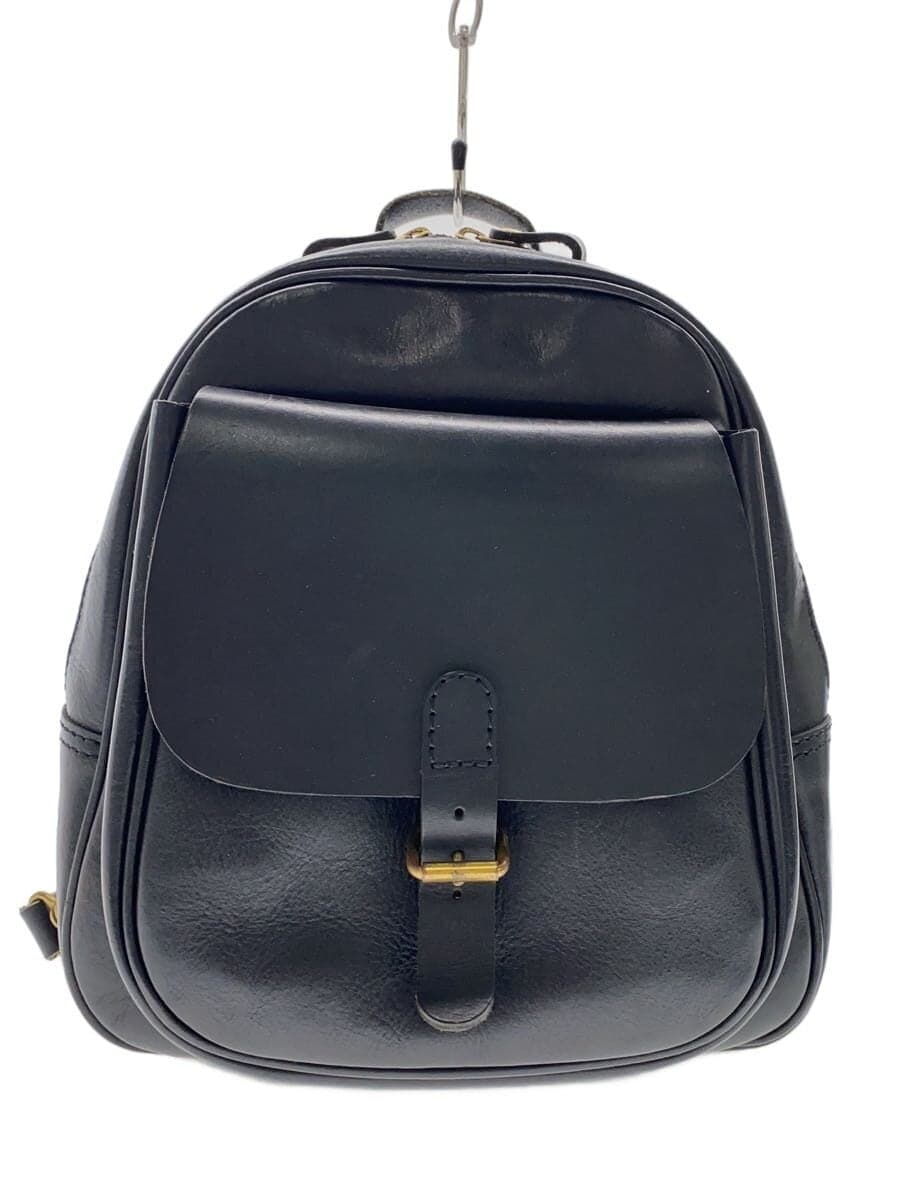 HERZ Backpack Black Leather