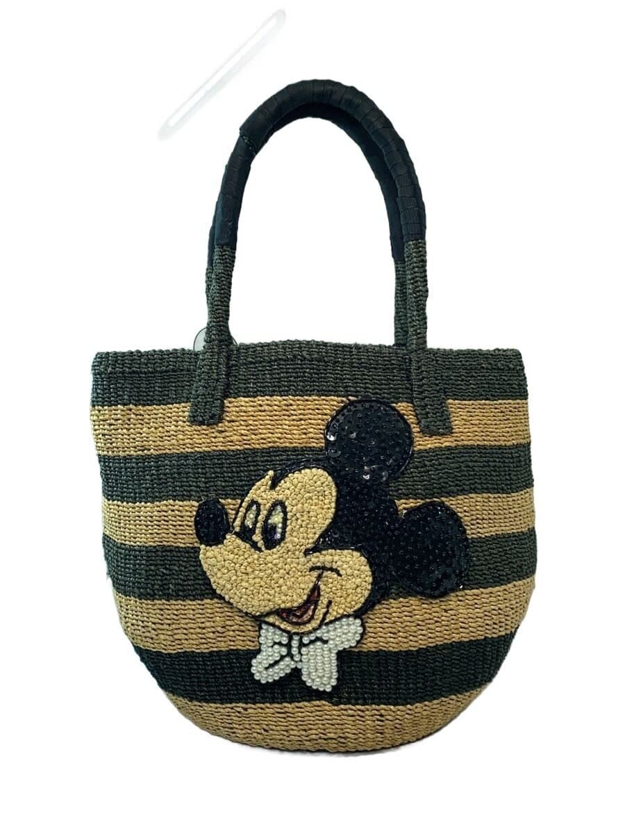 BEAMS BOY Mickey Mouse Basket Bag GRN