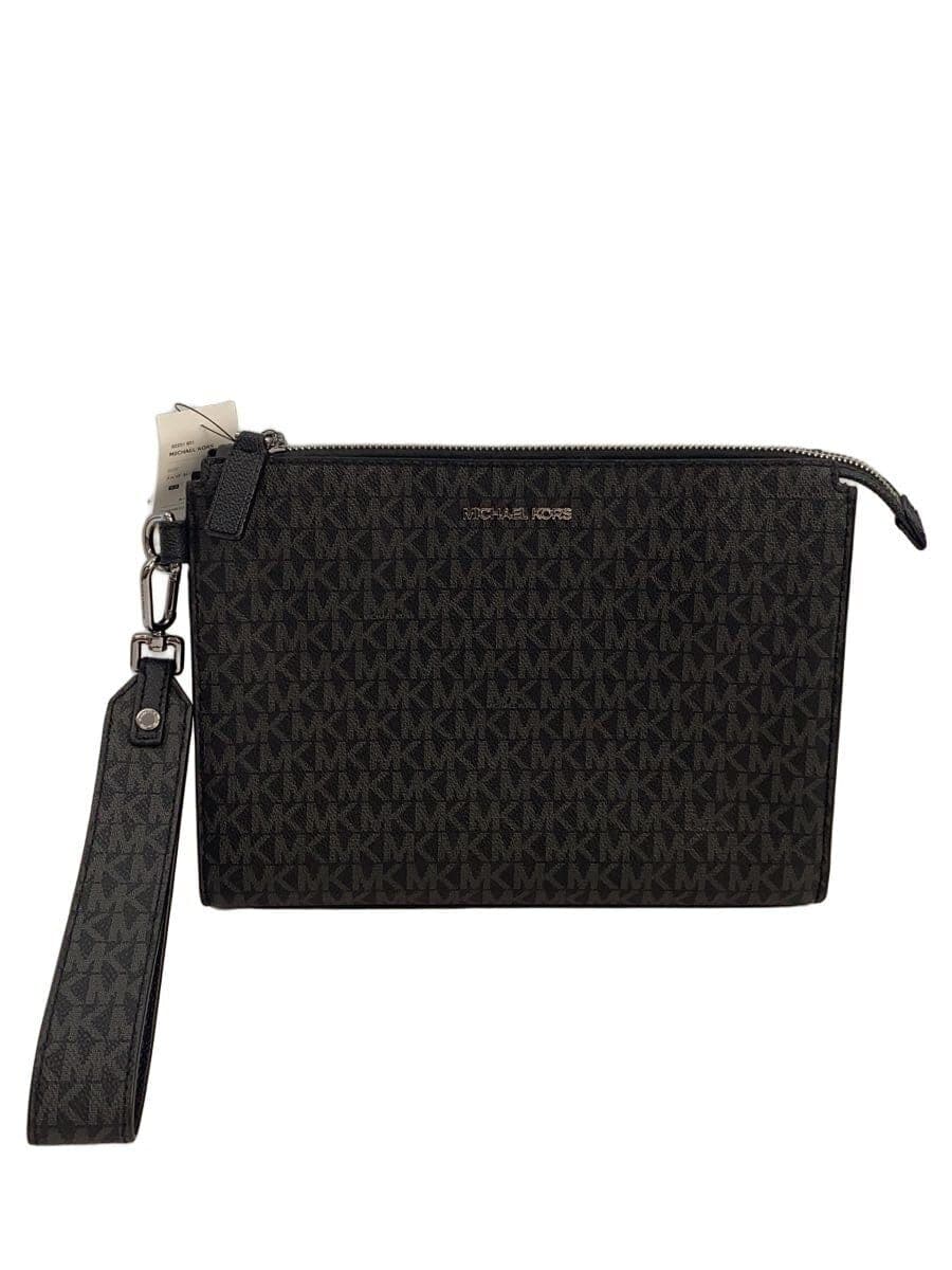 MICHAEL KORS Second Bag BLK All Over Pattern 37U2LCOU6B Clutch MK