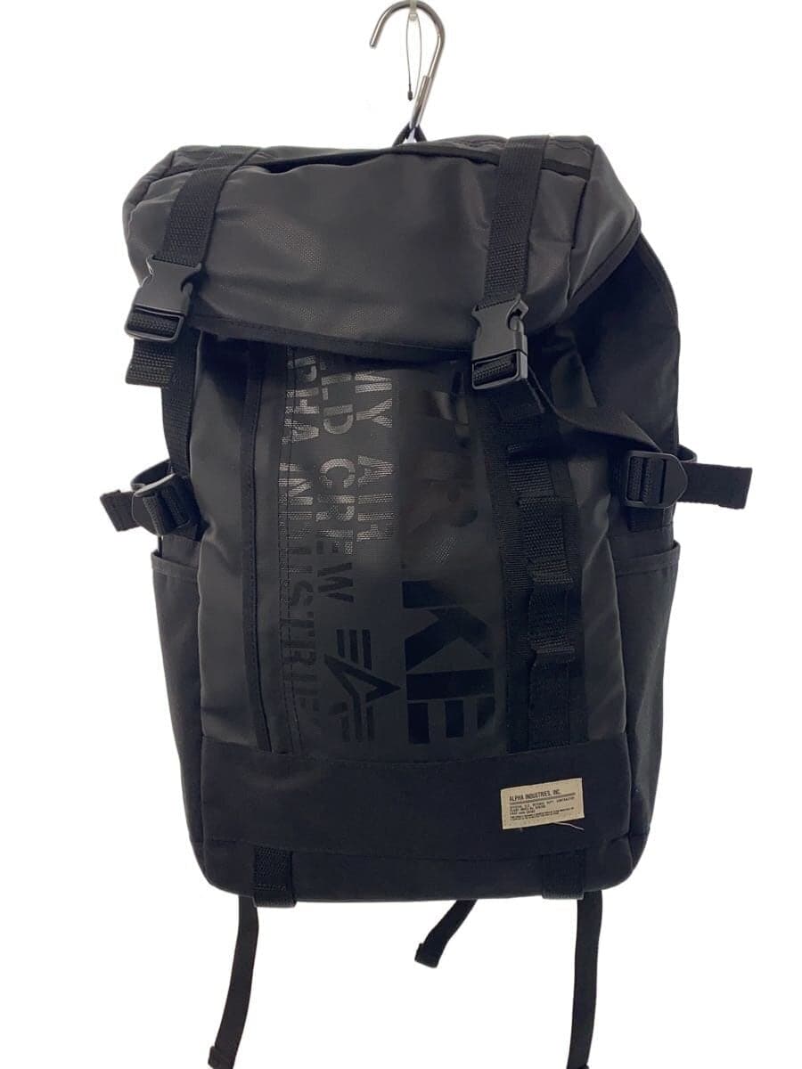 ALPHA INDUSTRIES Men's Backpack Black Solid