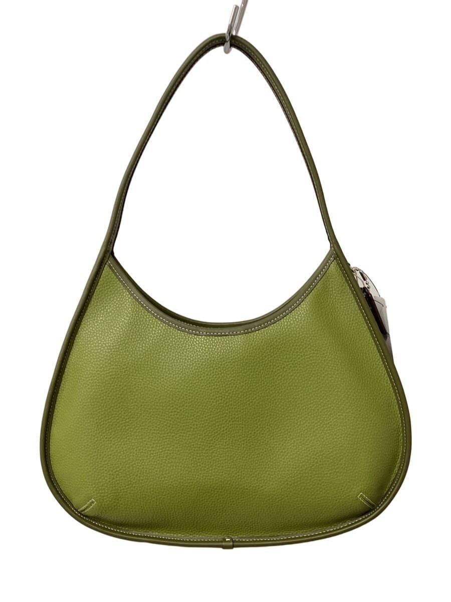 Coachtopia Shoulder Bag Leather GRN Solid CQ018 One Shoulder
