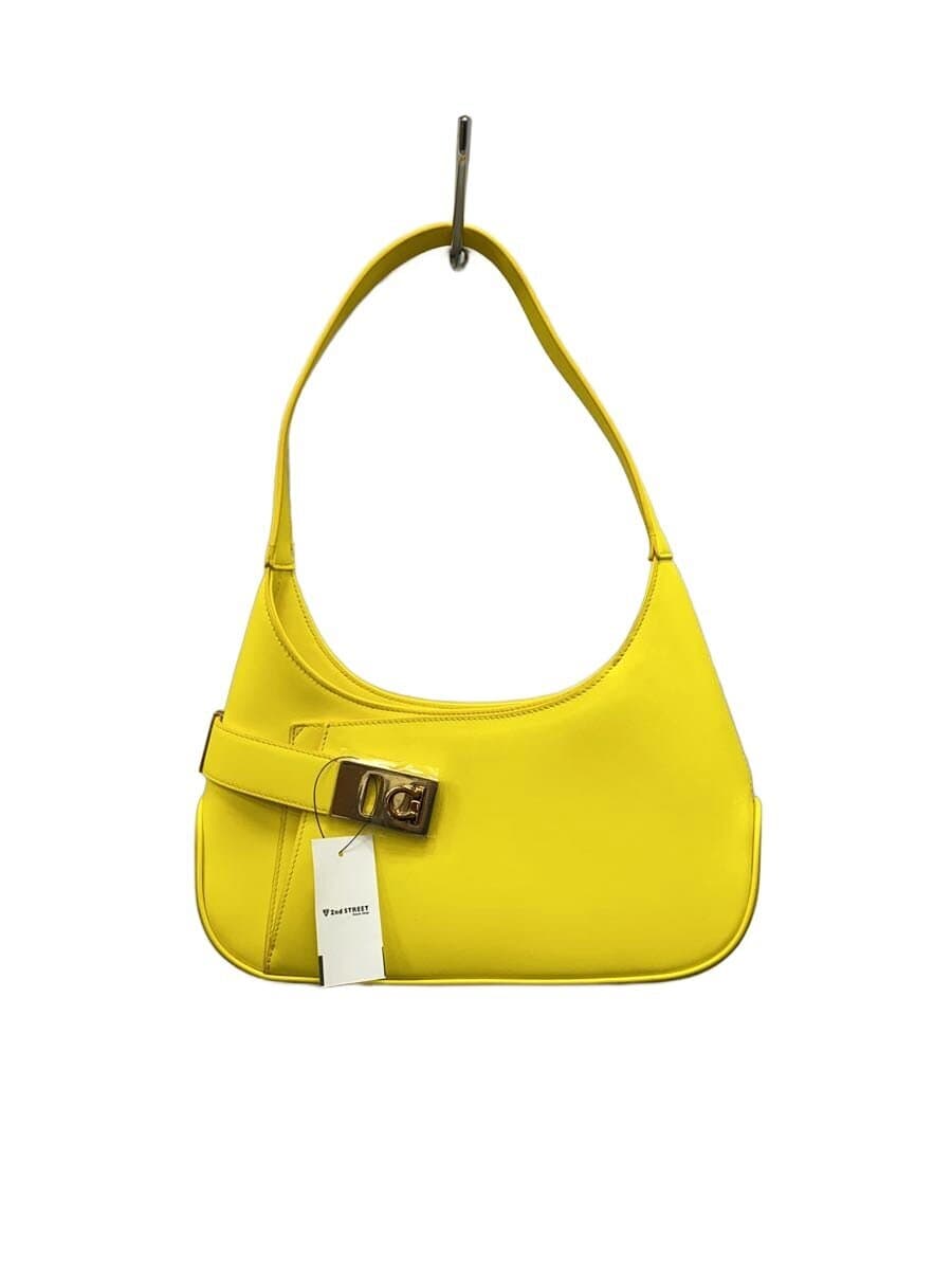 Salvatore Ferragamo Shoulder Bag Leather YLW Solid 220650