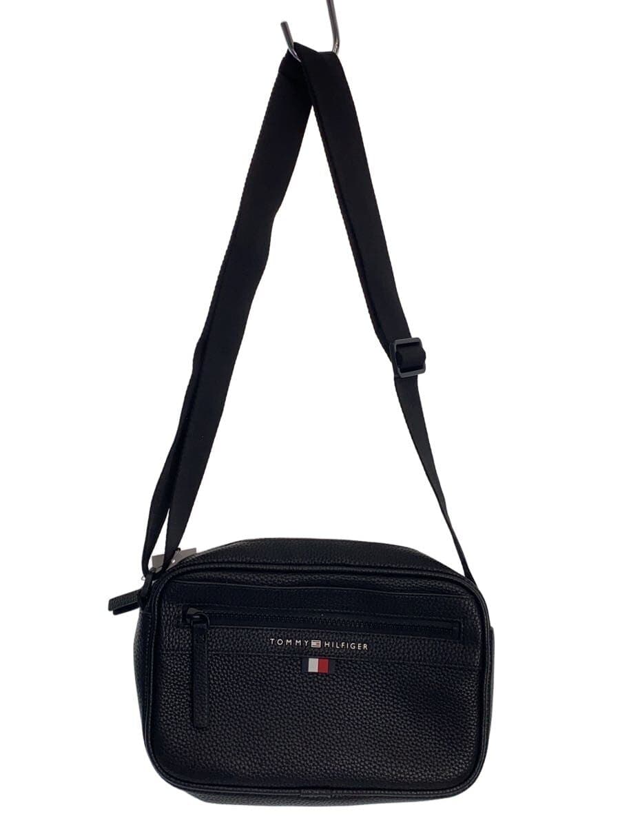 TOMMY HILFIGER Shoulder Bag Faux Leather BLK