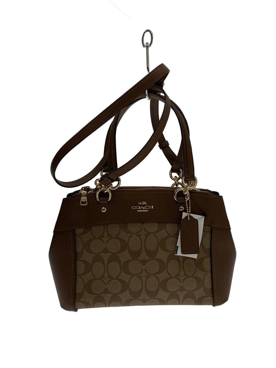 COACH Mini Brooke Carryall_Signature_Beige PVC All Over Pattern