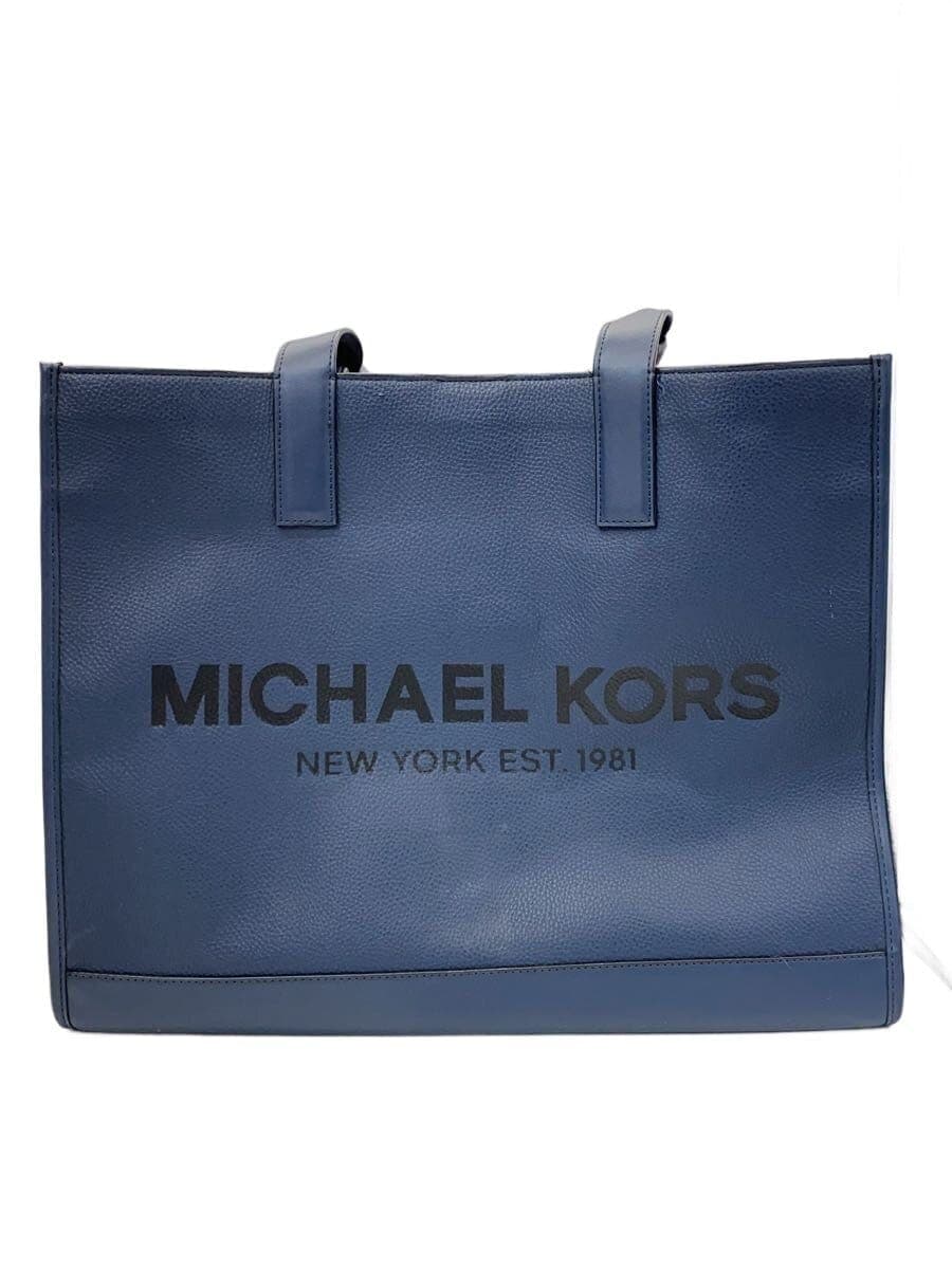 MICHAEL KORS Tote Bag NVY Scuff Peeling