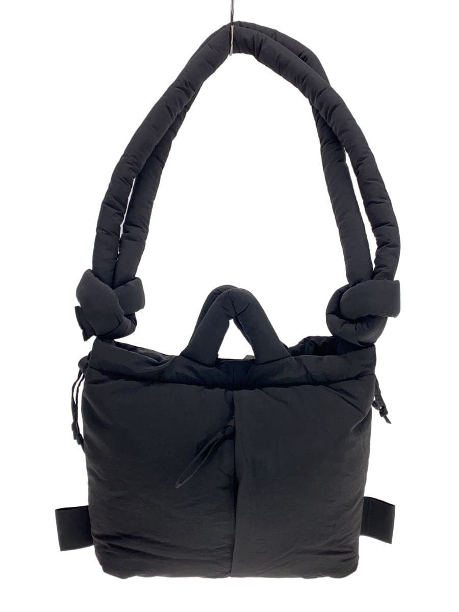 OLEND BACKPACKS(OLEND)Compact Ona Soft Bag Shoulder Bag Nylon BLK Solid