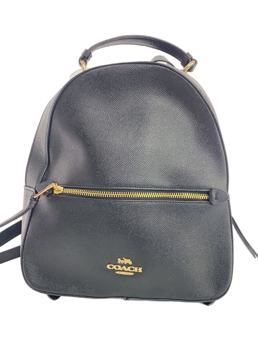 COACH Backpack Leather Black f76624
