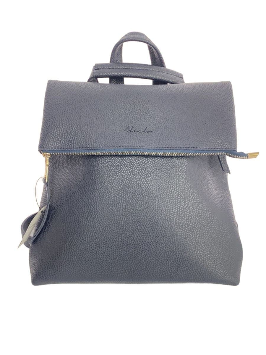 agnes b. Backpack -- NVY Solid color