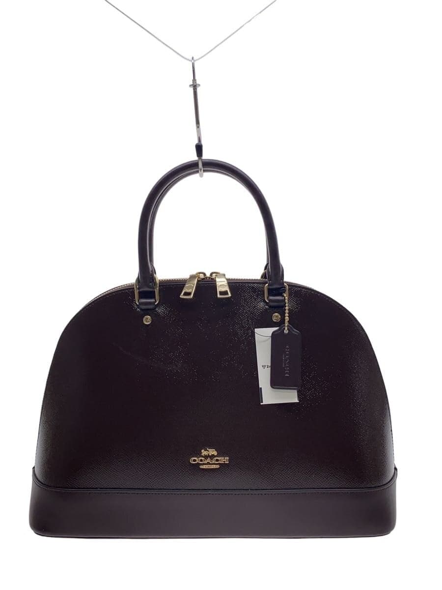 COACH Shoulder Bag PVC BRW Solid F31352