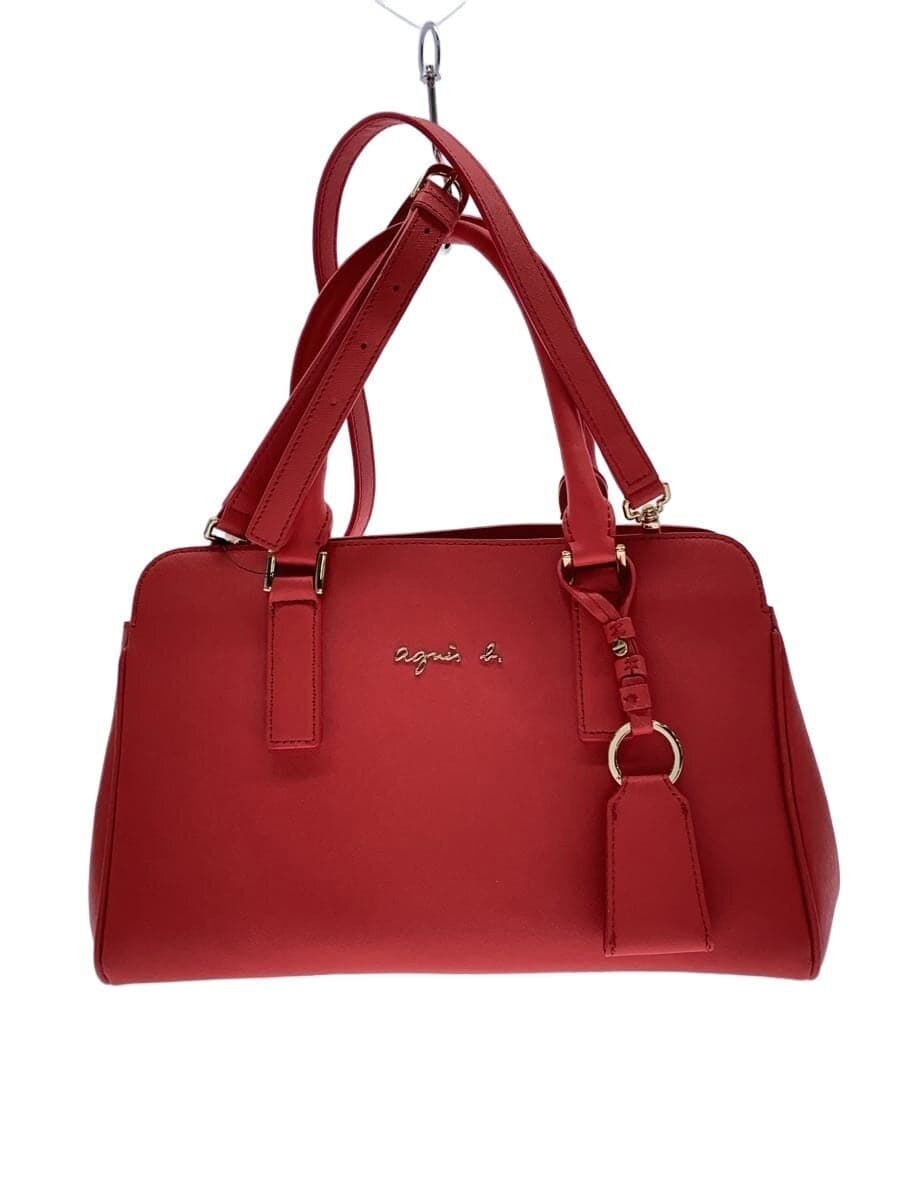 agnes b. Shoulder Bag RED