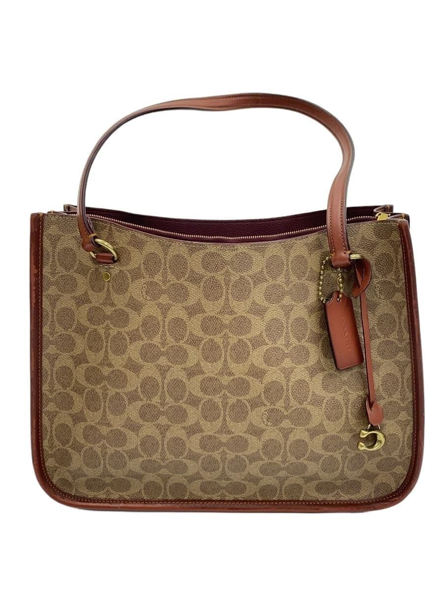 COACH tote bag PVC Brown All-over pattern C2591
