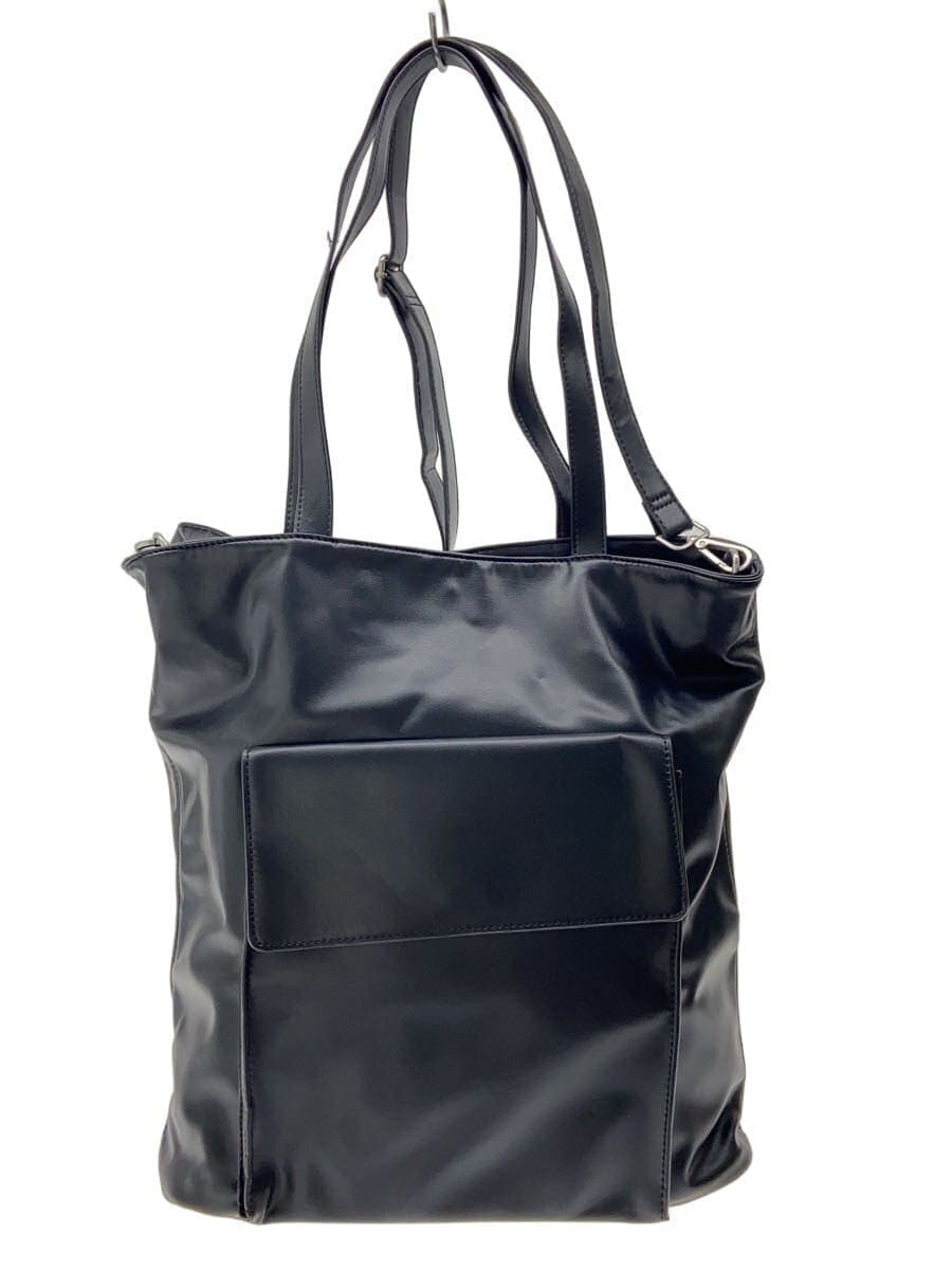 ZARA Tote Bag Polyester BLK 3319 420 800