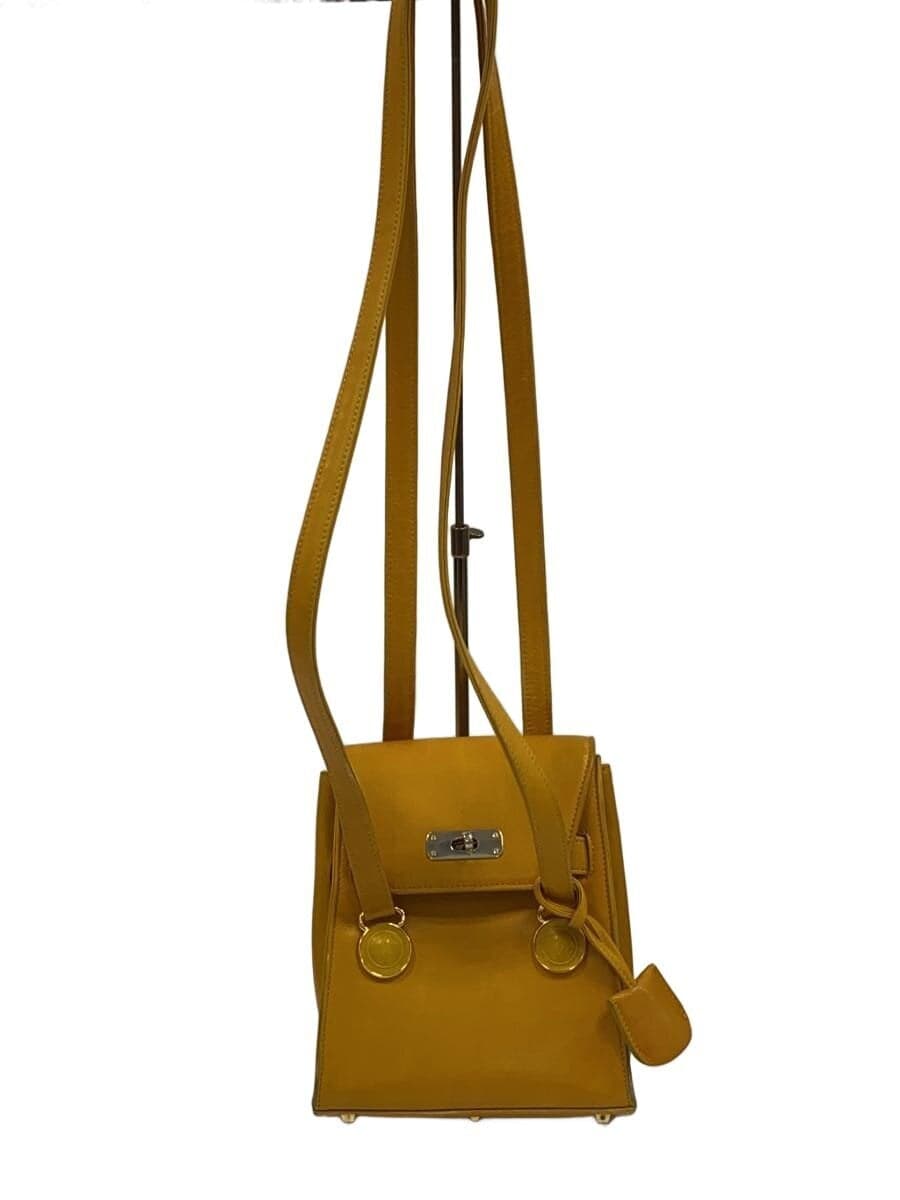 GIANNI VERSACE Shoulder Bag Leather YLW