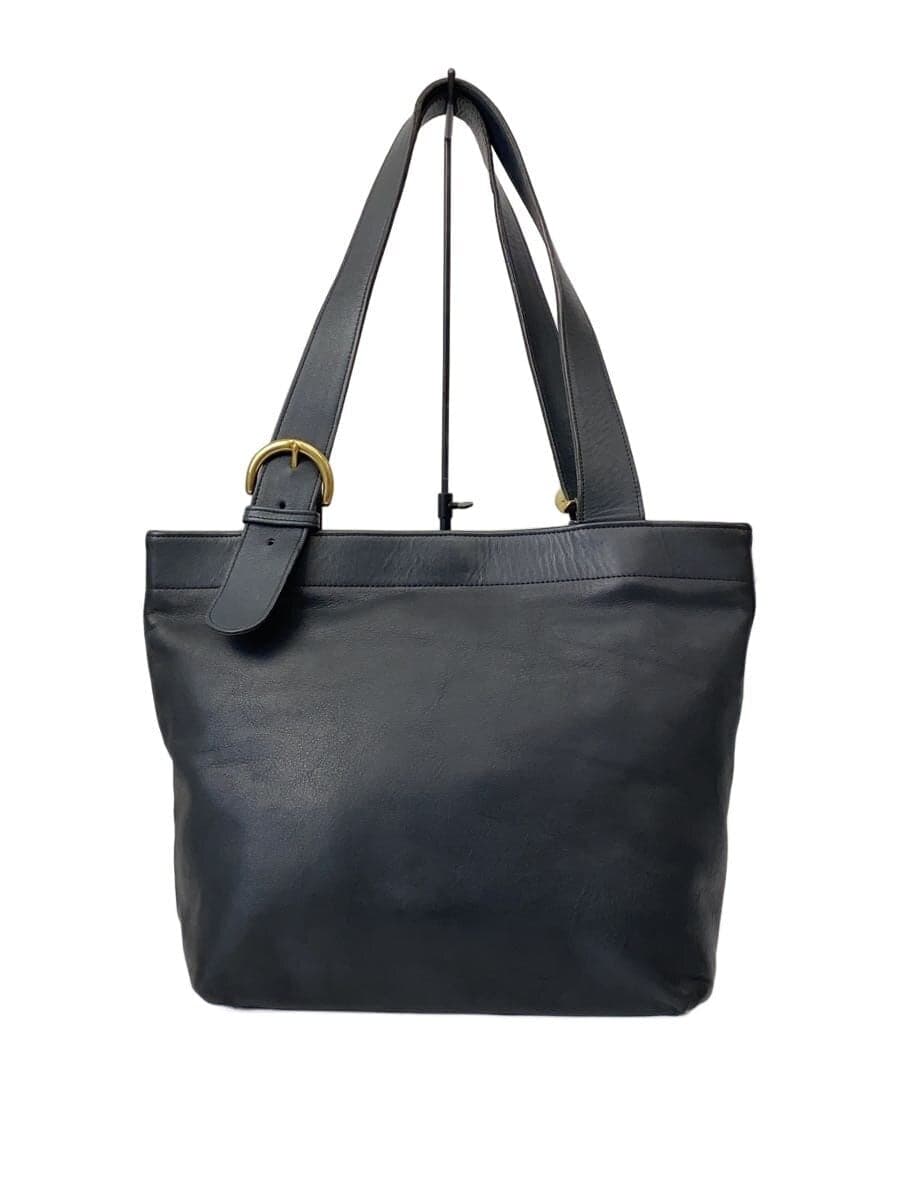 COACH handbag leather NVY B6M-4140